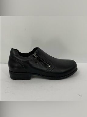 Walking Cradle Layton Shootie bootie black leather comfort zipper ankle 6.5